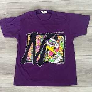 Vintage Mickey Mouse Kids Walt Disney Company by Sherry USA T-Shirt RARE L10/12